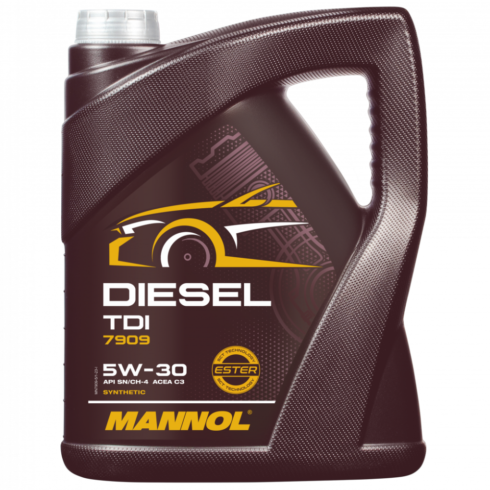 MANNOL Diesel TDI 5W-30 Motoröl 10 Liter + 2x Motor Flush Additiv – Vollsynthetisch Für Moderne Diesel & Benziner